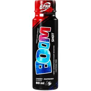 6PAK Nutrition Boom Shot [80 мл] Череша с малина