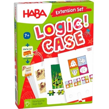 HABA Logic! CASE Логическа игра за деца - разширение Опасни животни от 7 години