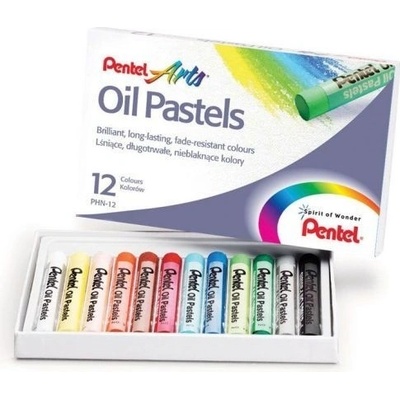 Pentel Olejové pastely kulaté 12 ks – Zboží Dáma