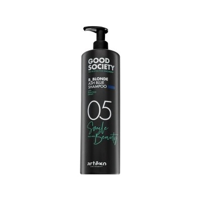 Artègo Good Society 05 B_Blonde Ash Blue Shampoo Неутрализиращ шампоан за платинено руса и сива коса 1000 ml