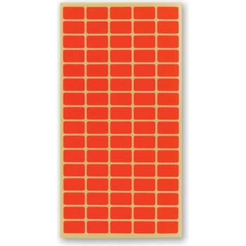 Spree Етикети 12/22 мм, 80 бр. на лист, 10 л. , червен (3800884122617)