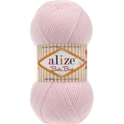 Alize příze Baby Best 184 pastelově růžová
