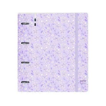 Safta Папка с пръстени Safta Light purple flowers Лилав 27 X 32 X 4 cm
