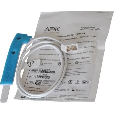 APK Technology Co., Ltd. SENZOR SpO2 MOLITAN modrý - 7 pinů