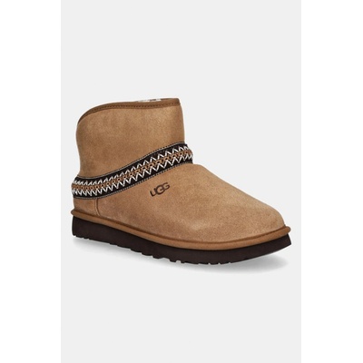 UGG Classic Mini Crescent hnedé 1158262-CHE