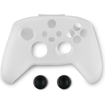 Spartan Gear Силиконов кейс и тапи Spartan Gear, за Xbox Series, бял