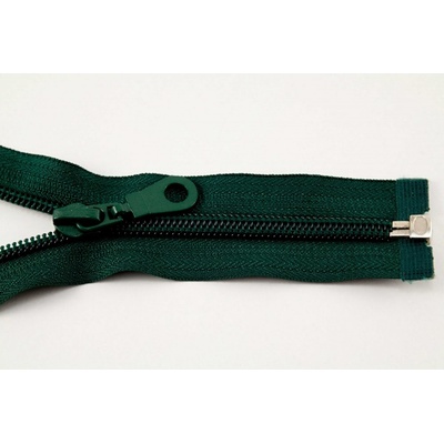 Deliteľné plastové špirálové bundovej zipsy rôzne farby - dĺžka 30 cm - 90 cm 30 cm zelená