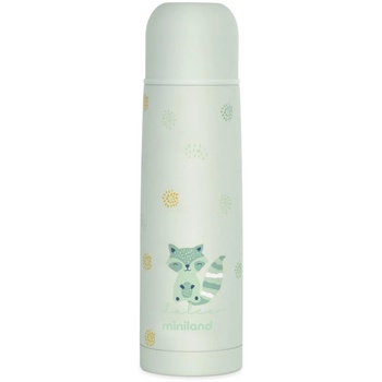 Miniland Стоманен термос, Miniland, 500 мл, зелен (8413082894863) (8413082894863)