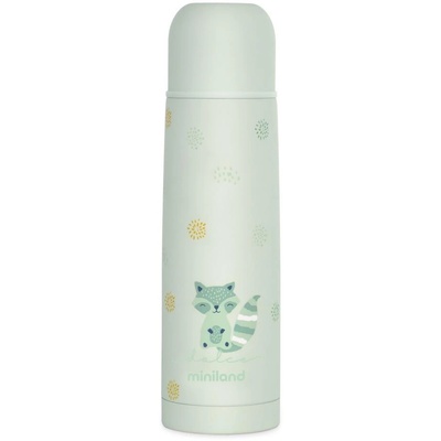 Miniland Стоманен термос, Miniland, 500 мл, зелен (8413082894863) (8413082894863)