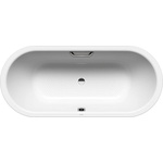 KALDEWEI Ambiente - Вана Classic Duo Oval 113, 170x75 см, с отвори за дръжки, противоплъзгащо покритие по цялата повърхност, Perl-Effekt, бяла 291410213001 (291410213001)