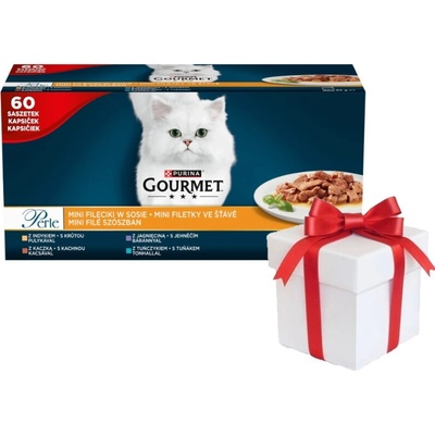 Purina Gourmet Perle Mini Filety v omáčke Krmivo 60 x 85 g