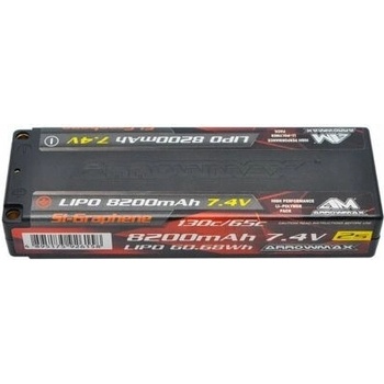 Arrowmax AM Lipo 8200 mAh 2S TC 7.4 V 65C Continuous 130C Burst AM-700106
