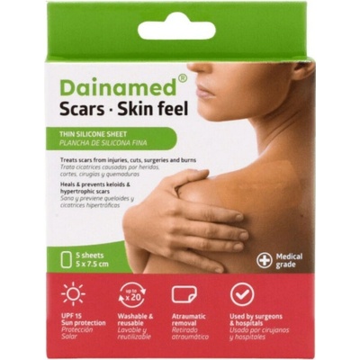 Dainamed Scars Skin feel nápl.na jizvy 5 x 7,5 cm 5 ks