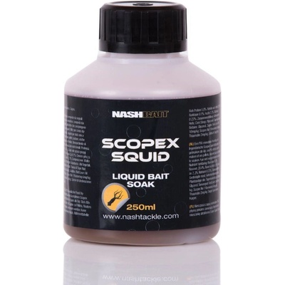 Kevin Nash Dip Scopex Squid Liquid Bait Soak 250 ml
