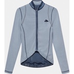 CafÉ du cycliste Дамска фланелка с дълъг ръкав за колоездене CAFÉ DU CYCLISTE Women's Emilie Cycling jersey - Cold Dye Denim Blue - размер XS (156-3135-0312)