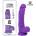 INTOYOU LikeTrue Realistic Liquid Silicone Dual Layer Dildo 8" Purple