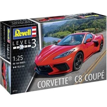 REVELL Plastic ModelKit auto 07714 Corvette C8 Coupé 1:25