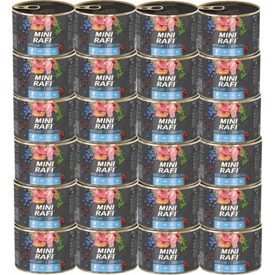 Dolina Noteci Mini Rafi s jehněčím 24 x 185 g