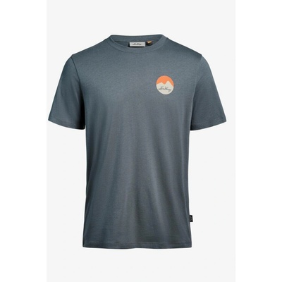 Lundhags Järpen Printed T-Shirt Dk Sky blue