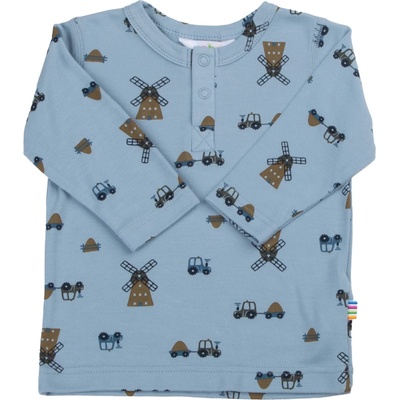 Joha Детско ежедневно термо бельо Joha Kid's 16235 Blouse Longsleeve - Blue Wind Mill - размер 50 (EU) (714-1361-0111)