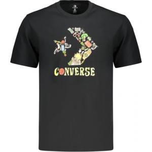 Converse Мъжка тениска с къс ръкав Converse, Размер L, Цвят Черен (CVM6T098_NE001)