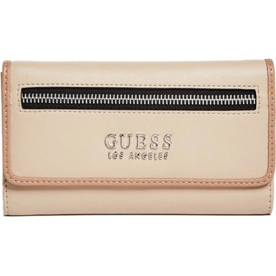 Guess peněženka Farington Slim Logo béžová