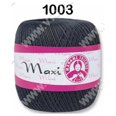MADAME TRICOTE PARIS Příze Maxi - klasická i Metallic Maxi: 4933 Ocelově šedá