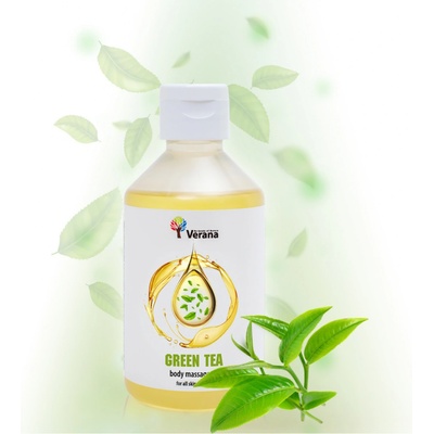 Verana masážny olej Zelený čaj 250 ml