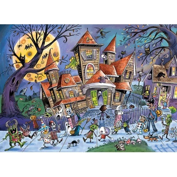 Cobble Hill - Puzzle Family Puzzle: Haunted House - 350 piese