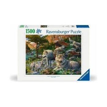 Ravensburger Пъзел Ravensburger Wolves in Spring