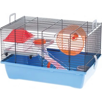 INTER-ZOO Pet Products Клетка за гризачи GINO COLOR с тунел 42 x 29 x 26 cm ОРАНЖЕВА