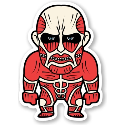 Attack on Titan Samolepka Colossal Titan