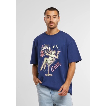 Mister Tee Тениска Lady Luck Oversize Tee darkblue XXLUB-MT3459-00800 - Тъмносив, размер L