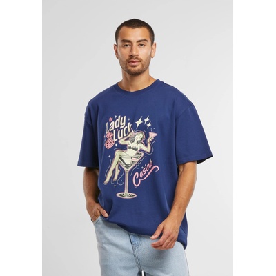 Mister Tee Тениска Lady Luck Oversize Tee darkblue XXLUB-MT3459-00800 - Тъмносив, размер L
