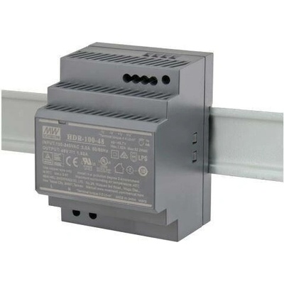 SPÍNANÝ NAPÁJECÍ ZDROJ PRO DIN RAIL MEAN WELL HDR-100-48 48V/100W/1,92A