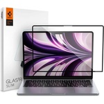 Spigen стъкло FC за MacBook Air 13 2022, черно (AGL05504)