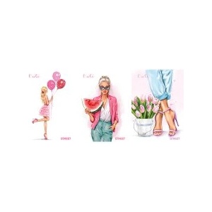 STREET Тетрадка с телчета Cute А4 60л широк ред