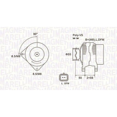 generátor MAGNETI MARELLI 063731823010