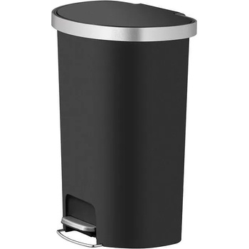 EKO-Europe Кош за отпадъци EKO HANA с педал (55 л) - черен (EKO 622155 - Black)