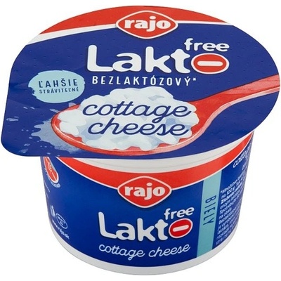 Rajo Lakto Free Cottage cheese biely 180 g