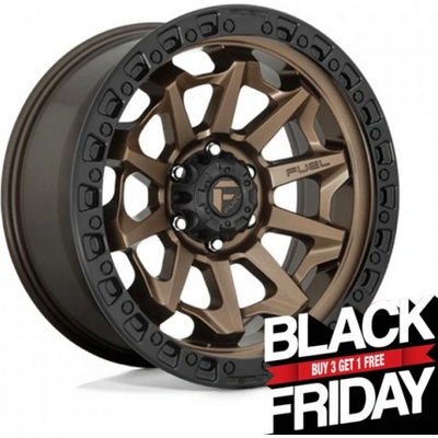 Fuel D696 Covert 8X16 6X139,7 ET1 matt Bronze black Bead Ring