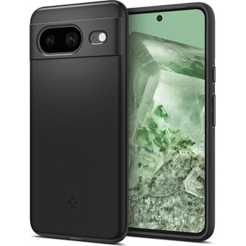 Image 1 of Spigen Противоударен Калъф за Google Pixel 8, Spigen Thin Fit Case, Черен (ACS06288)