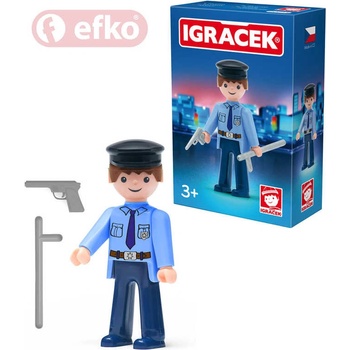 Efko IGRÁČEK Policista s doplňky