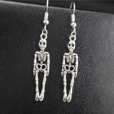 Fashion Jewelry náušnice visací kostlivec OJ021