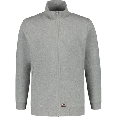 TRICORP mikina Sweat Jacket Washable 60 C unisex MAL T45TG14 Melír šedá