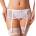 Ewana Жартиерен колан Pas-do-poczoch-Romance-032-Biay-BiayV-45770-Biały - Черен, размер S