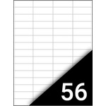 Fortuna Етикет FORTUNA 52, 5x21, 2mm универсален 5600 етикета/кутия 100 листа/кутия 01.01312 (01.01312)