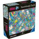 Ravensburger Пъзел Ravensburger от 1000 части - Експлозията на вълшебните зайчета (7012001018)