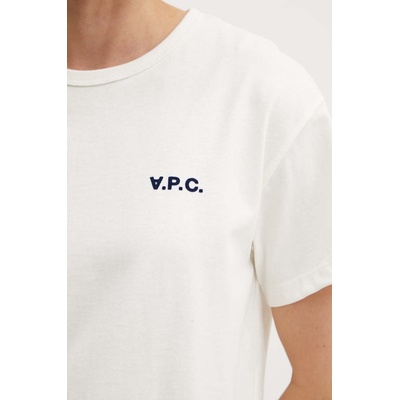 APC Памучна тениска A. P. C. t-shirt boxy petit vpc в бяло COHBQ. F26390 (COHBQ.F26390)