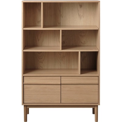 Unique Furniture Етажерка за книги в дъбов декор в естествен цвят 140x90 cm Ponza - Unique Furniture (48490200)
